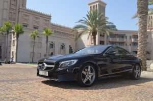 Mercedes Benz S500 Coupe in Dubai at Dubai VIP Limo car rental